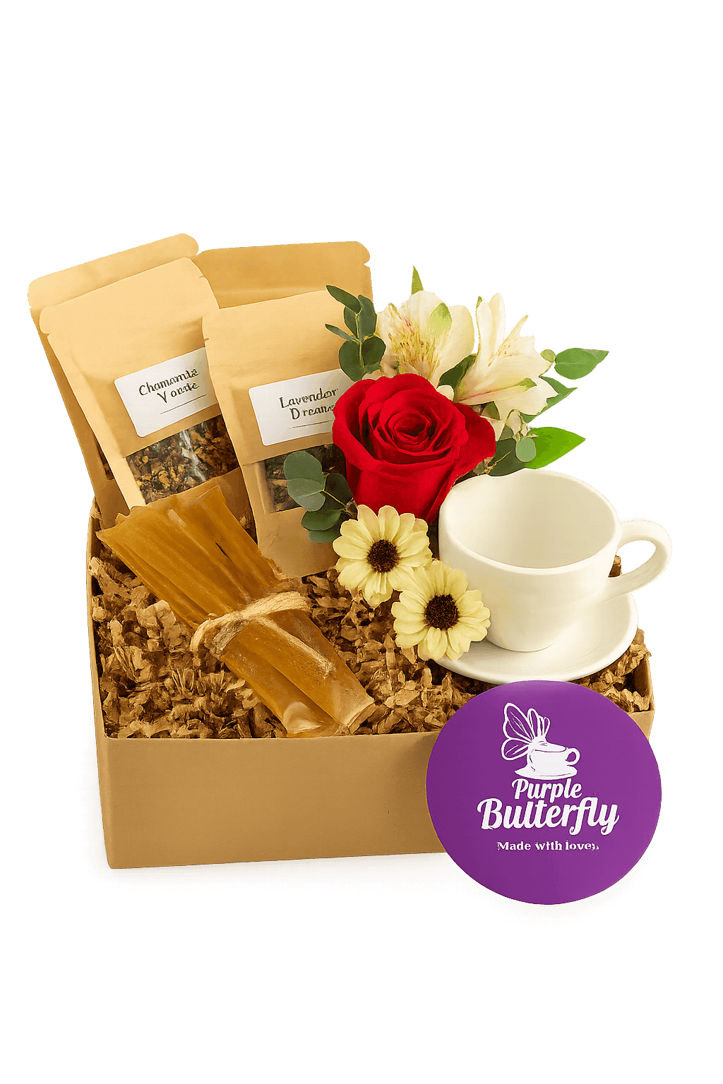 Tea Time Floral Gift Box
